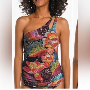 La Blanca NEW sunket one shoulder Tankini